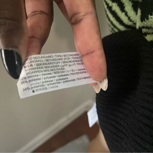 Zara Printed Knit Sweater - Picture 8 of 9